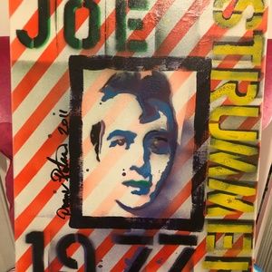 Joe Strummer The Clash Artwork By Duane Peters
